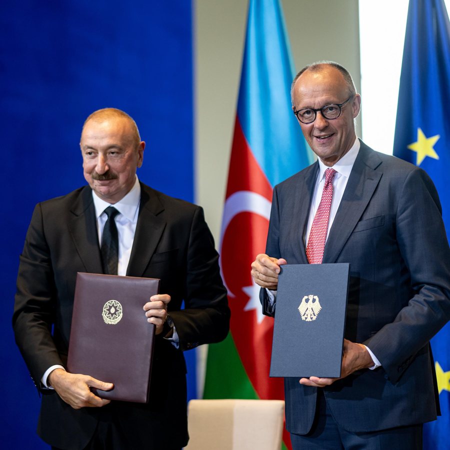 Deutschland will mehr Gas und Öl aus Aserbaidschan importieren