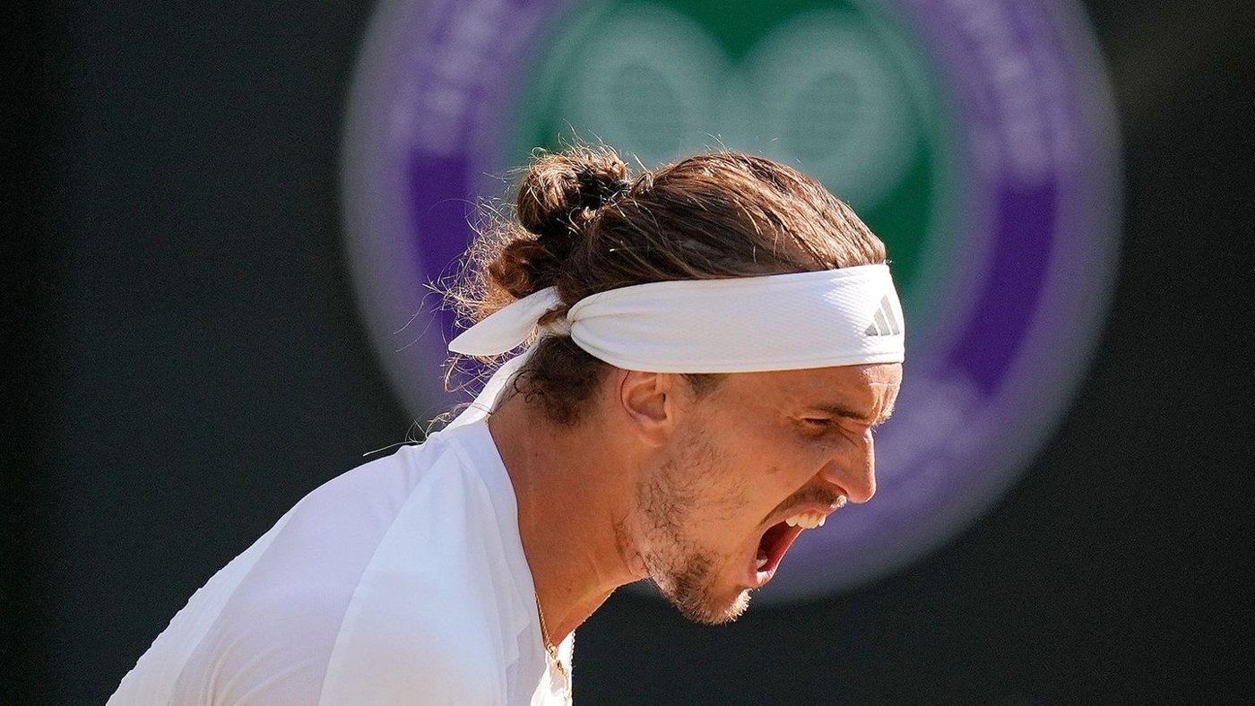 Alexander Zverev erreicht erstmals Wimbledon-Halbfinale